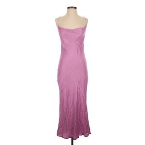 Zara Pink Satin Dress